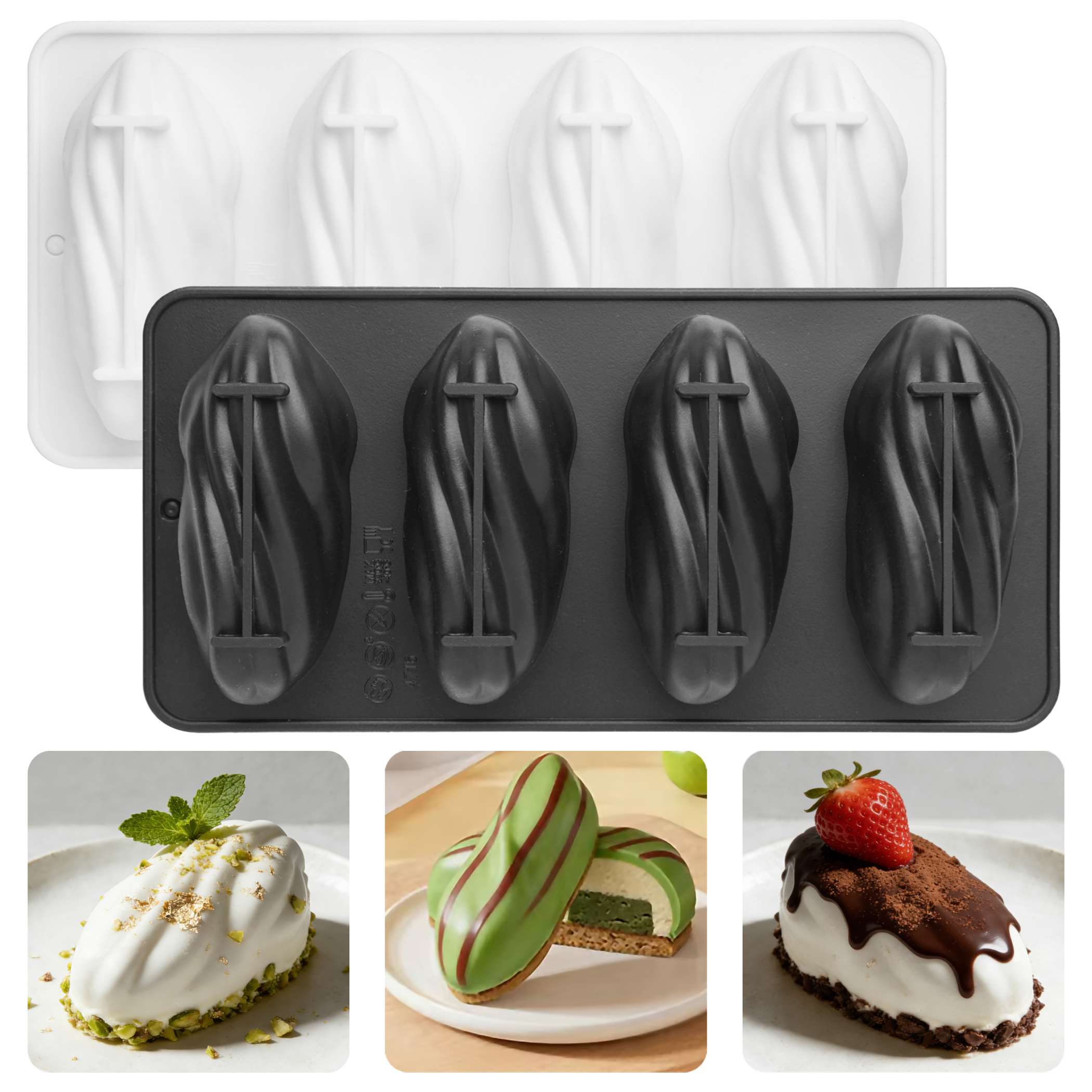 4-Cell Pistachios Design Silic - Baking Kitchen Design reseña y precio