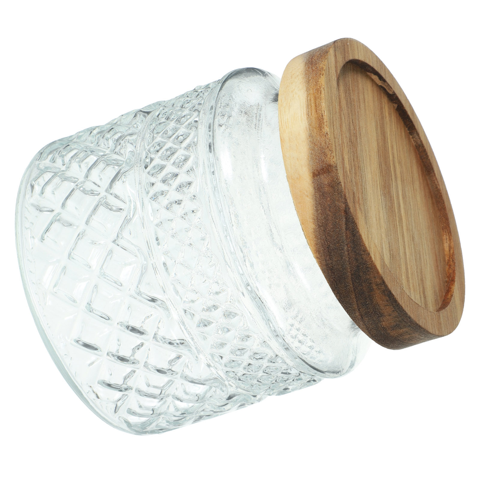 Large Glass Canister with Wood - Kitchen Baking Canisters reseña y precio