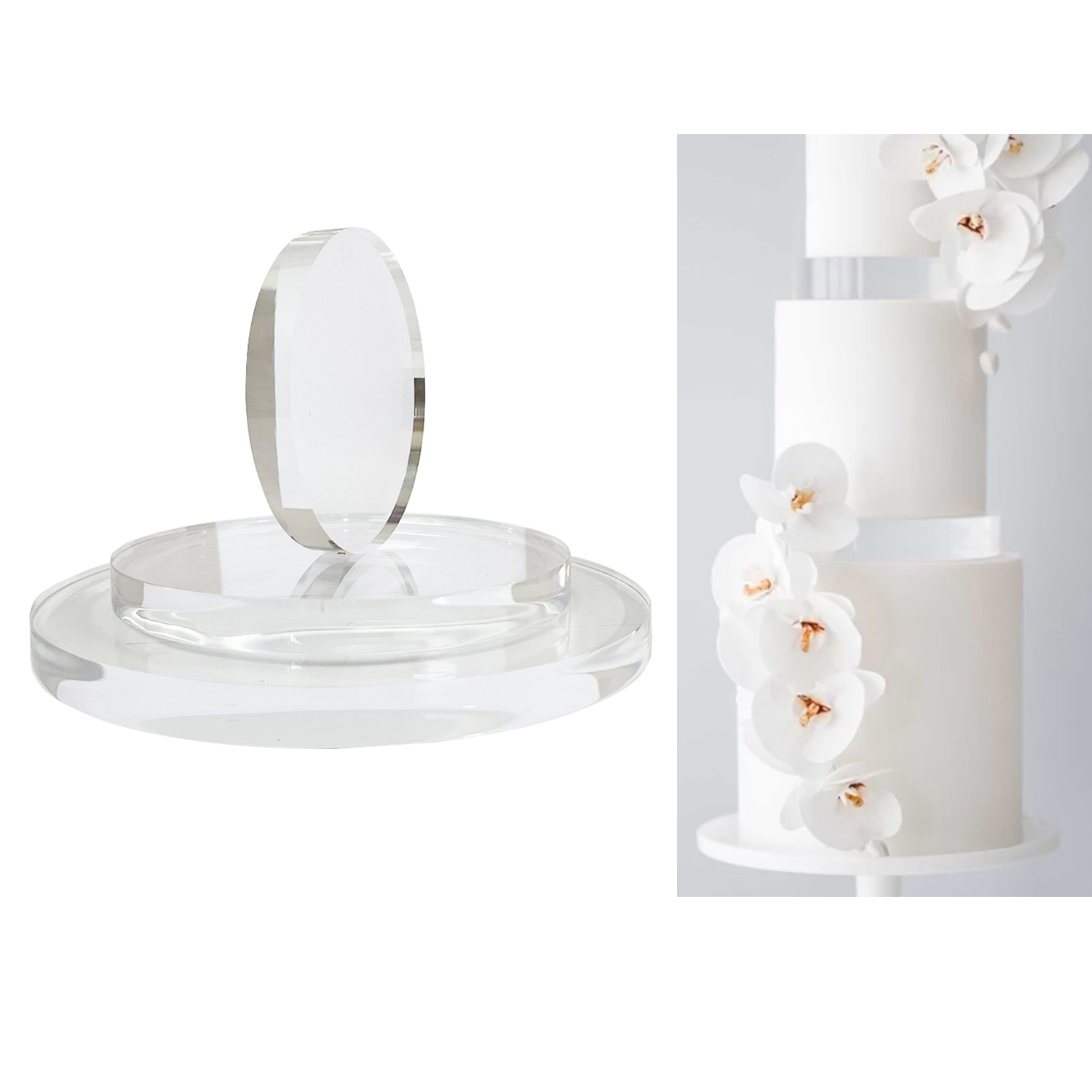 15mm Thick Ultra Polished Roun - Cake Board Round reseña y precio