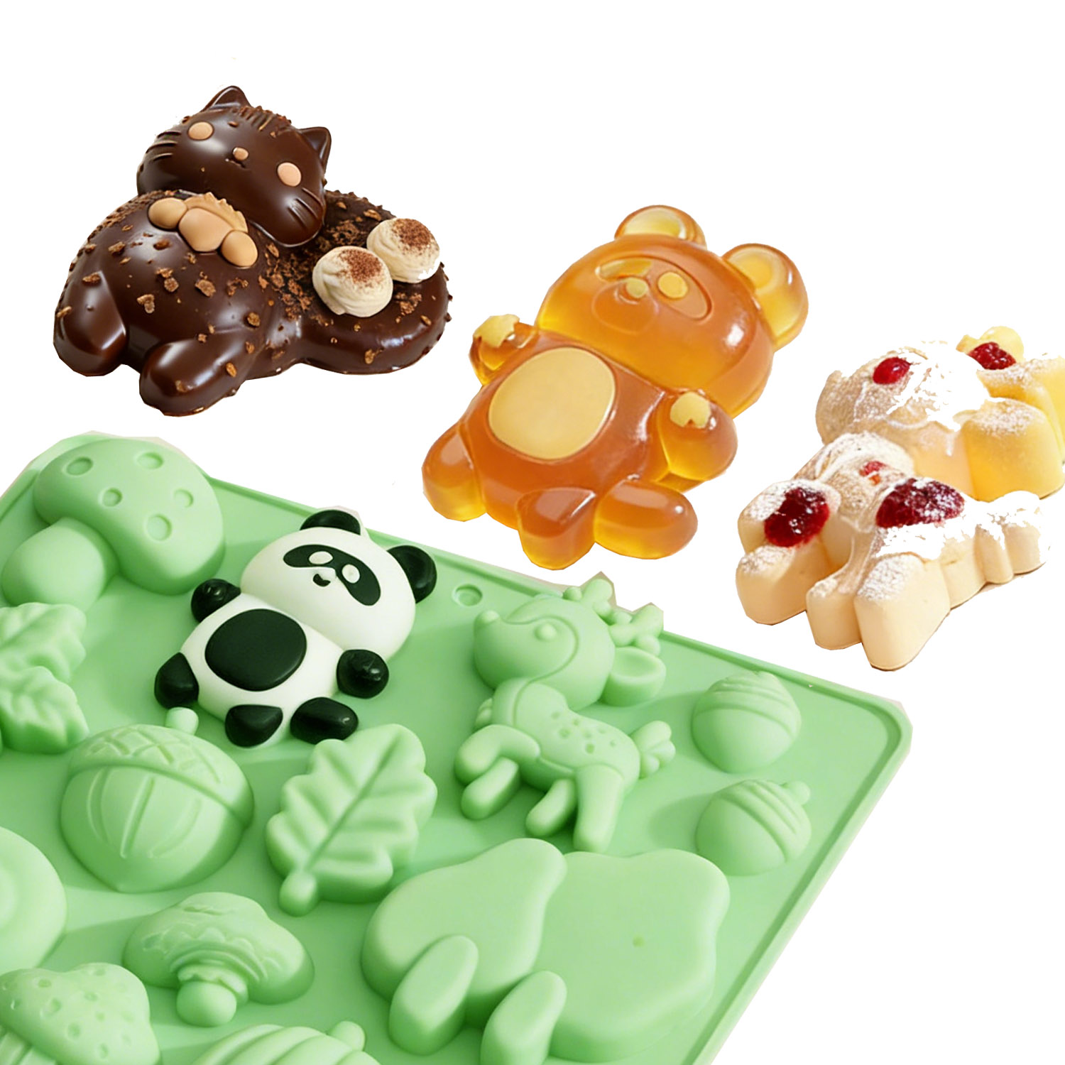 1 Silicone Cake Mold in the Sh - Silicone Cake Mold reseña y precio
