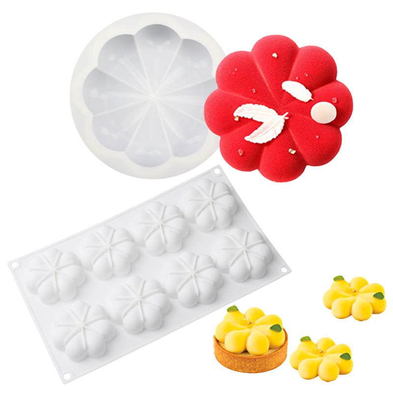 1 or 8 Cells Flower Petal Desi - Baking Kitchen Design reseña y precio