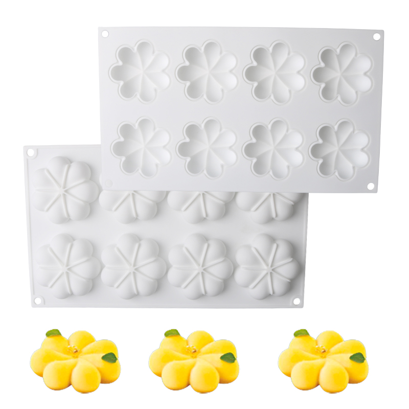 1 or 8 Cells Flower Petal Desi - Baking Kitchen Design reseña y precio