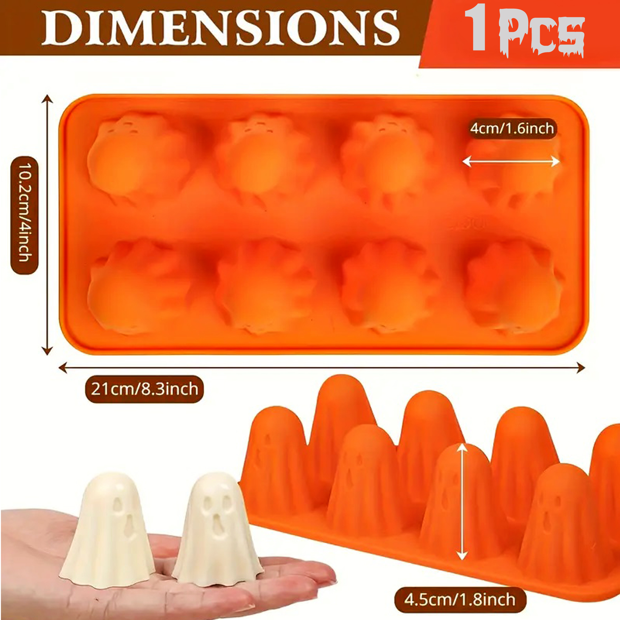 1 Pack Silicone Halloween Cand - Silicone Cake Mold reseña y precio