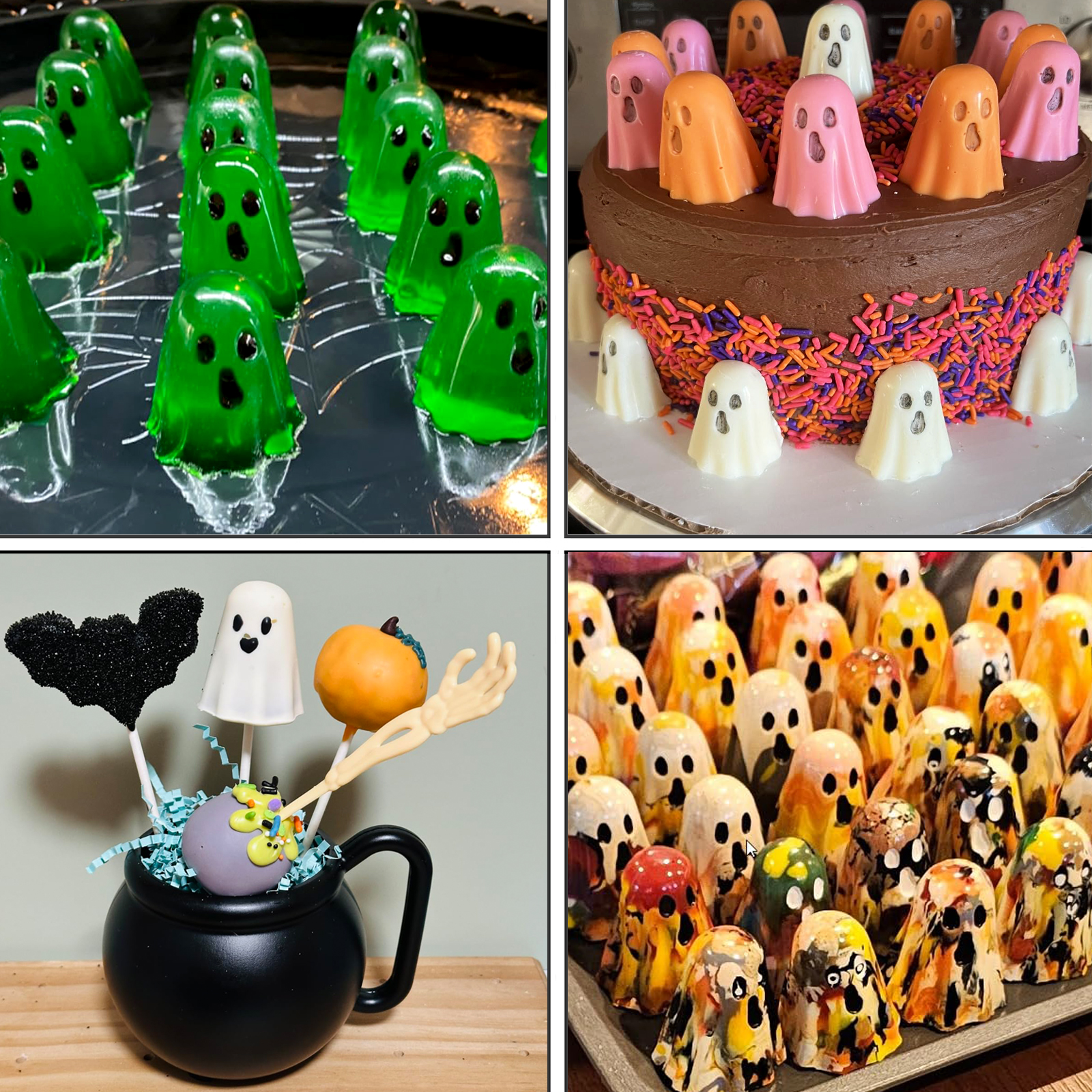 1 Pack Silicone Halloween Cand - Silicone Cake Mold reseña y precio