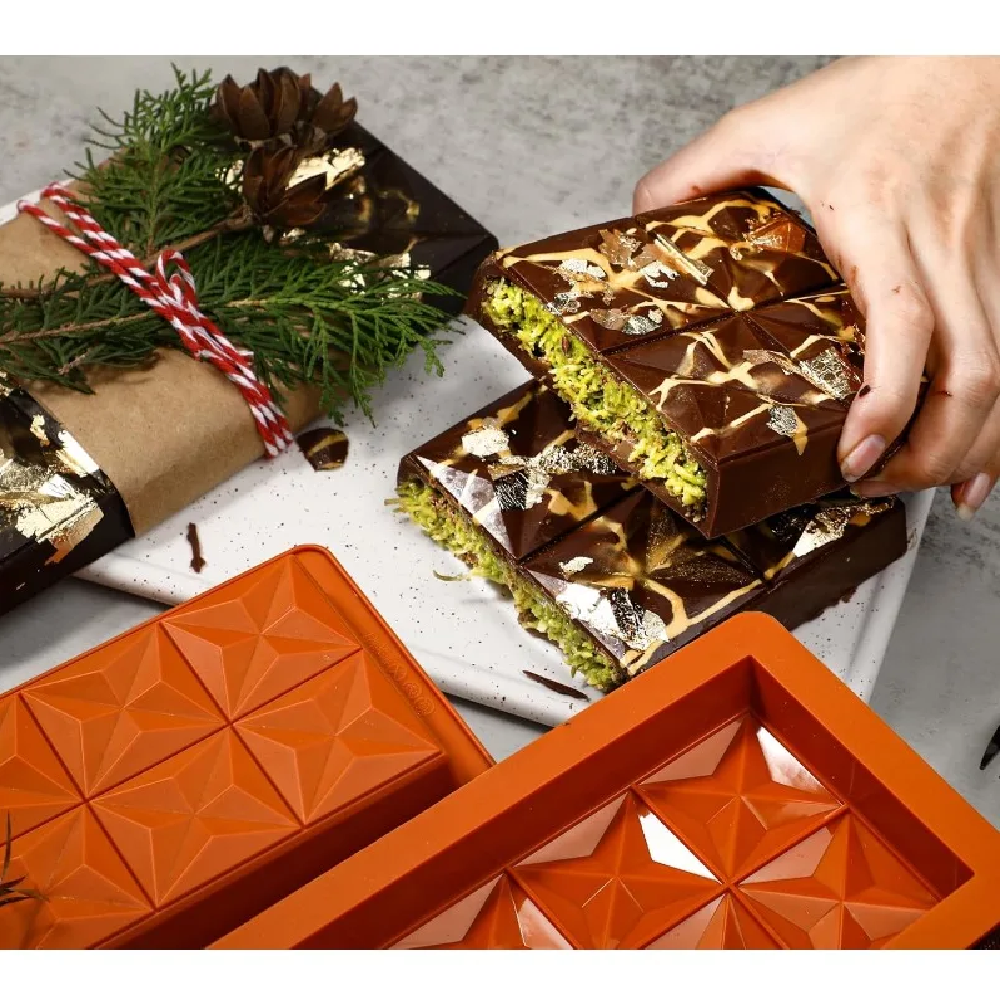 Chocolate Bar Mold - Non-Stick - Kitchen Accessories For Baking reseña y precio