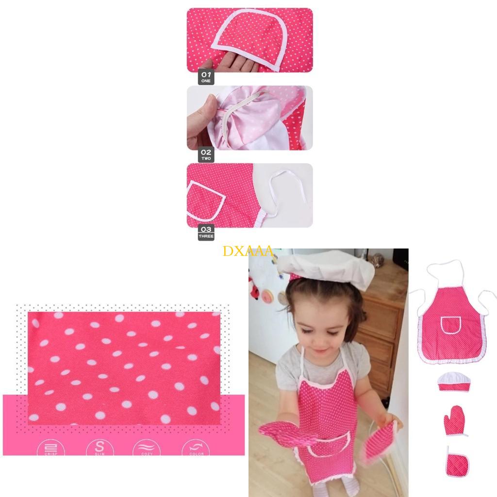 DXAA Child Cooking Apron Chef' - Baking Kitchen For Kids reseña y precio