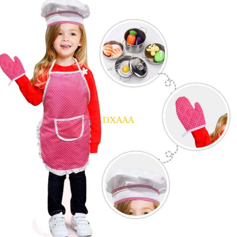 DXAA Child Cooking Apron Chef' - Baking Kitchen For Kids reseña y precio