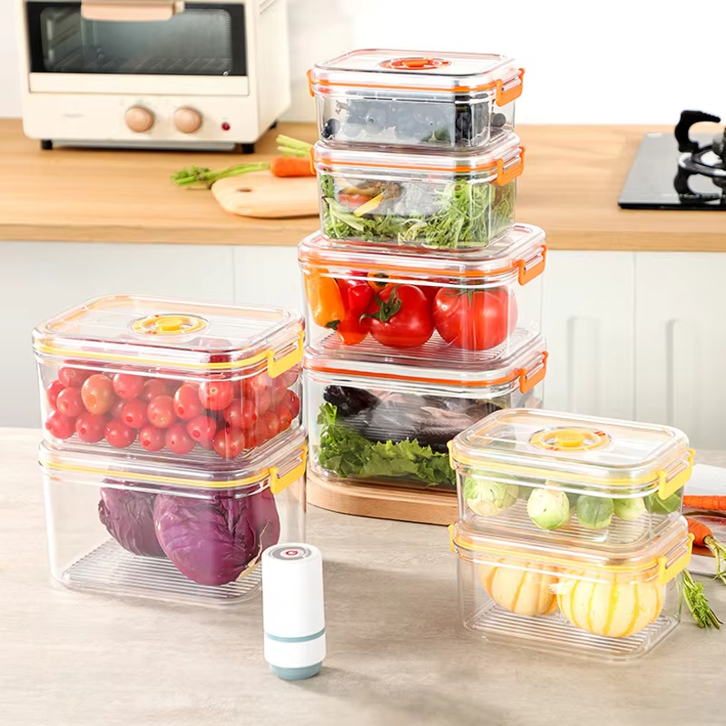 Vacuum Fresh-keeping Box Refri - Kitchen Baking Tray Organizer reseña y precio