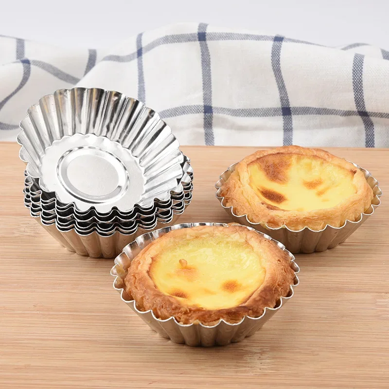 Aluminum 7cm Egg Tart Molds St - Kitchen Baking Tins reseña y precio