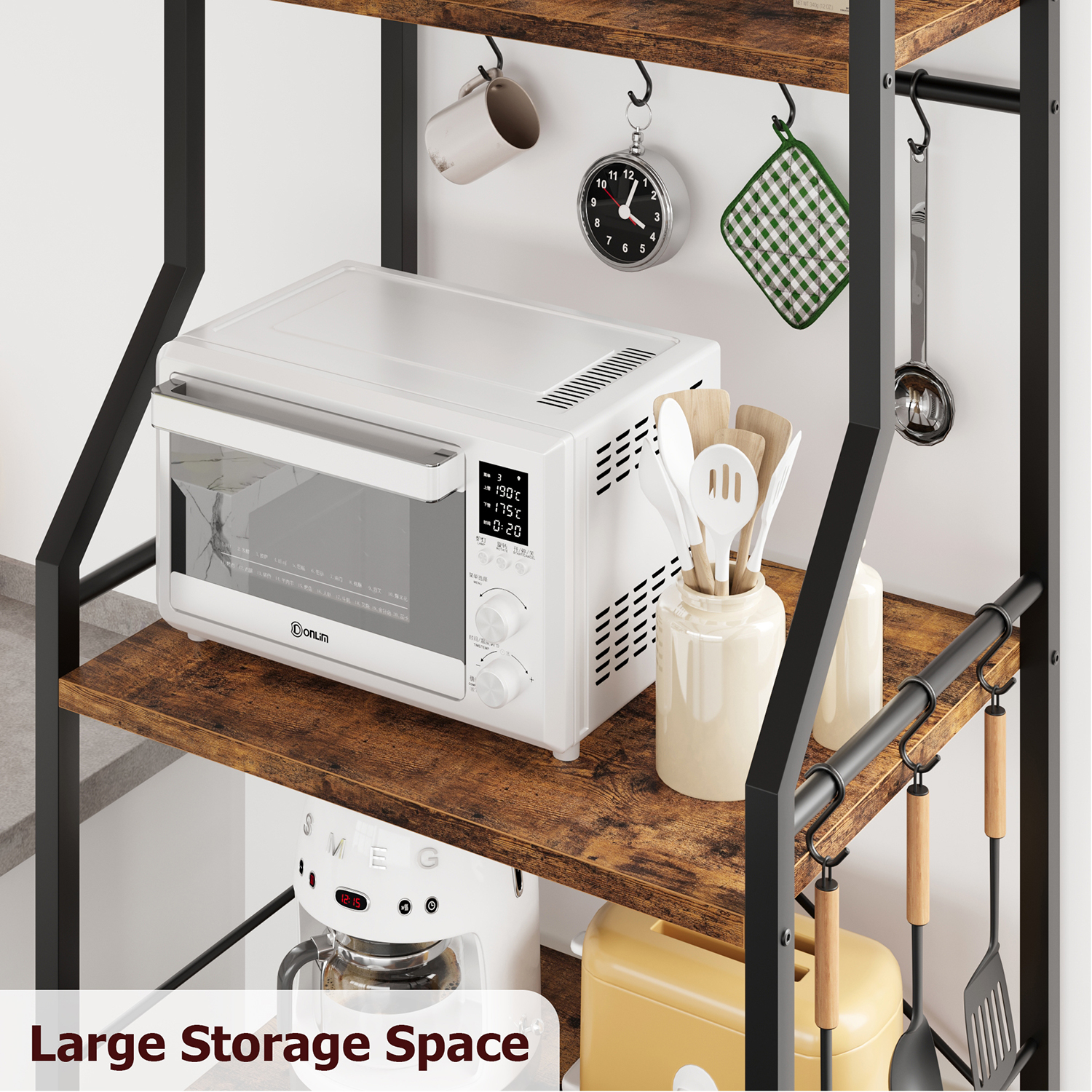 Kitchen Bakers Rack, Microwave - Kitchen Baker reseña y precio