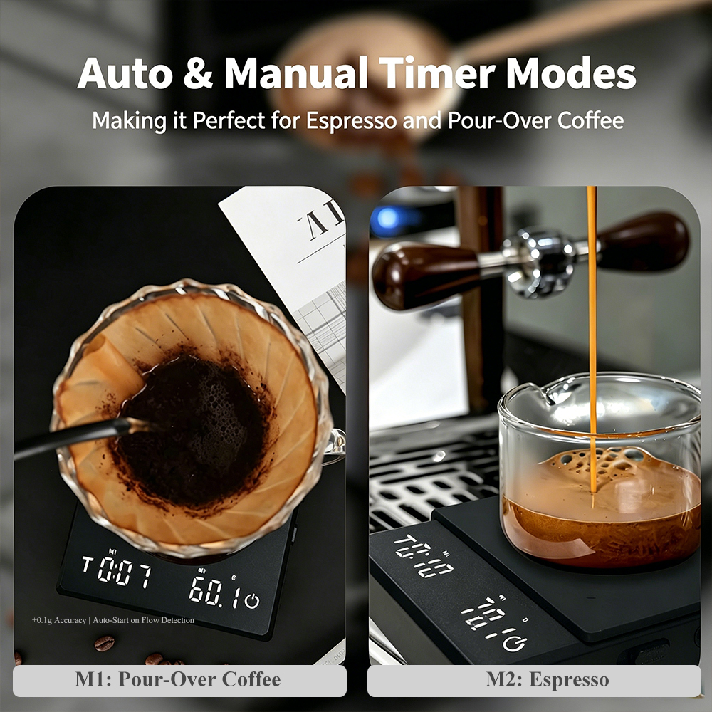 Mini Digital Coffee Scale with - Miniature Baking Kitchen reseña y precio