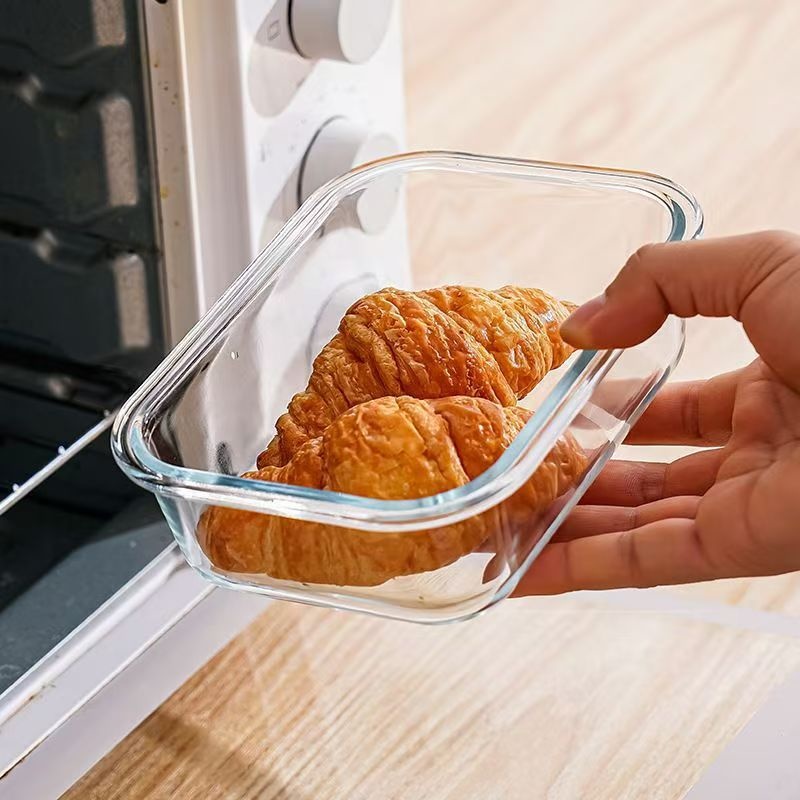 Glass Food Storage Container W - Kitchen Baking Tins reseña y precio