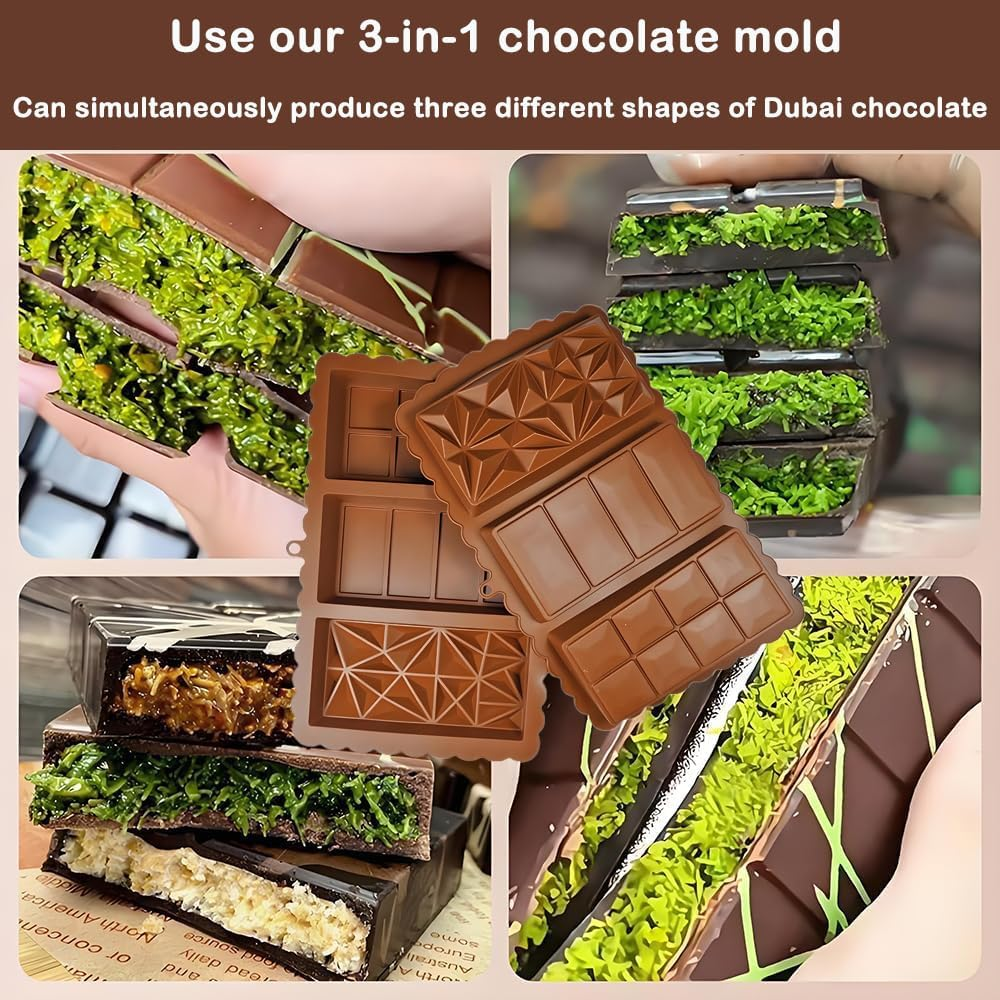 Silicone chocolate bar molds,  - Silicone Cake Mold reseña y precio