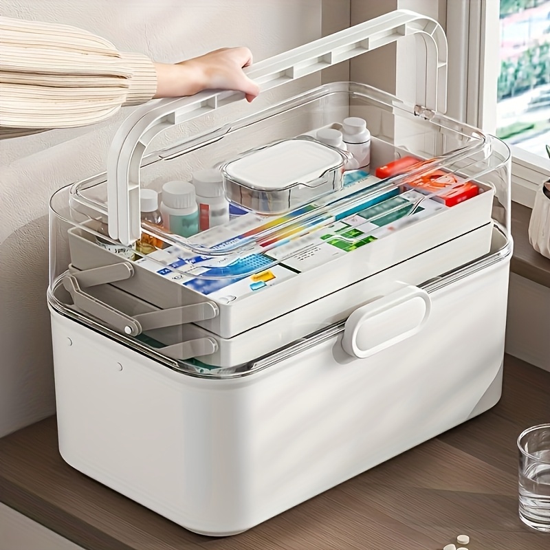 Large Capacity Clear Lid Medic - Kitchen Baking Tray Organizer reseña y precio