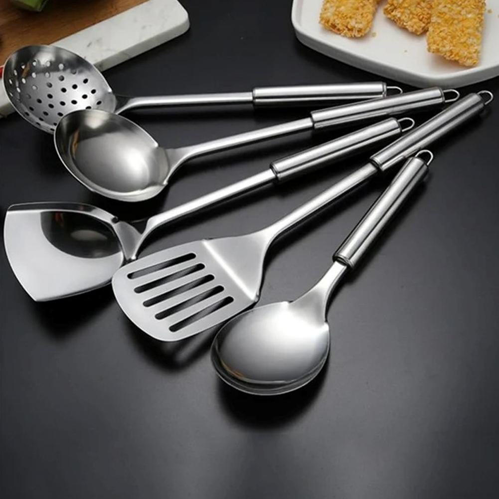 5PCS/SET Stainless Steel Pract - Offset Spatula Set reseña y precio
