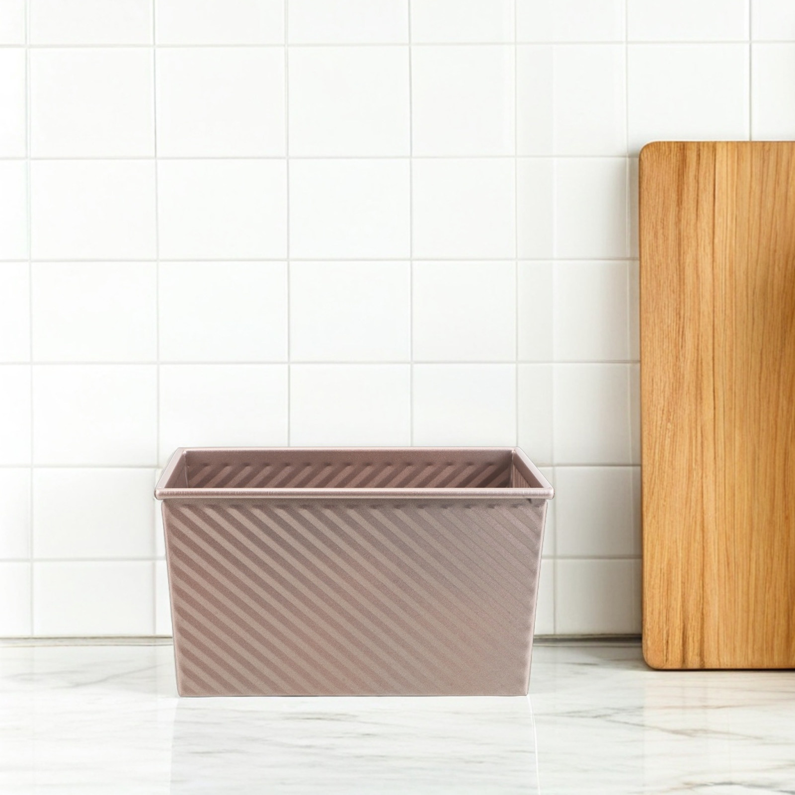 Non-Stick Rectangular Toast Pa - Kitchen Baking Pan reseña y precio