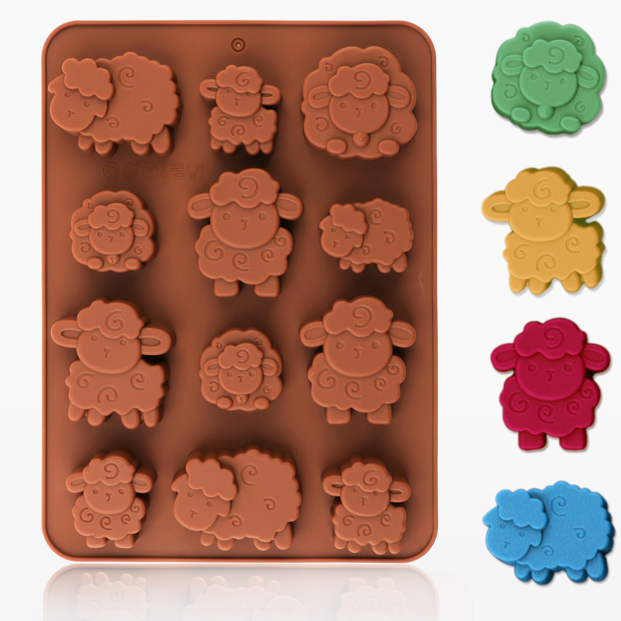 1pack silicone Eid lamb candy  - Silicone Cake Mold reseña y precio