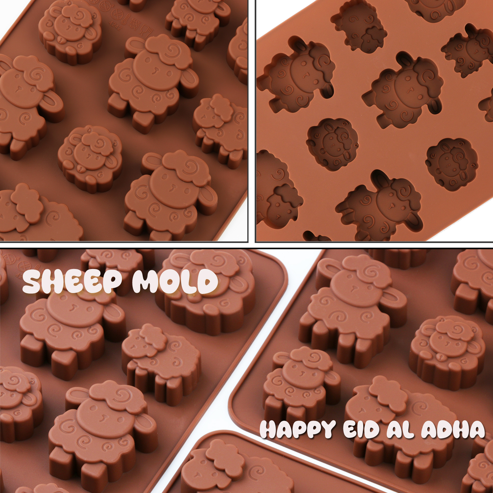 1pack silicone Eid lamb candy  - Silicone Cake Mold reseña y precio