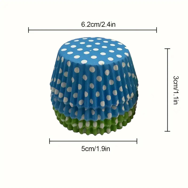 100Pcs/200Pcs Polka Dot Cake P - Kitchen Paper For Baking reseña y precio