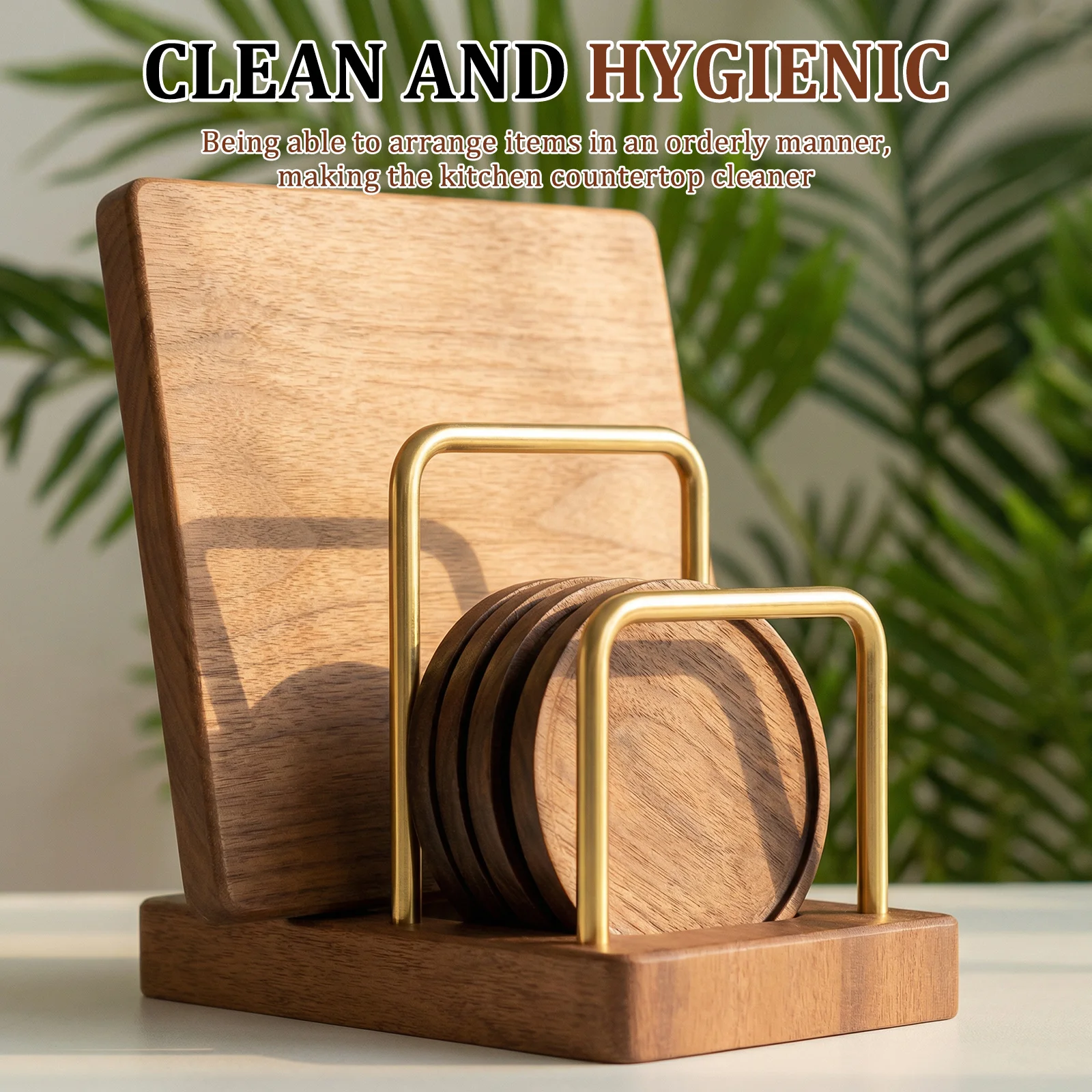 Pot Lid Rack Cutting Board Org - Kitchen Cabinet Baking Organizer reseña y precio