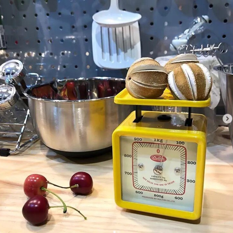 Vintage Metal Mini Kitchen Sca - Baking (Kitchen Ingredient) reseña y precio