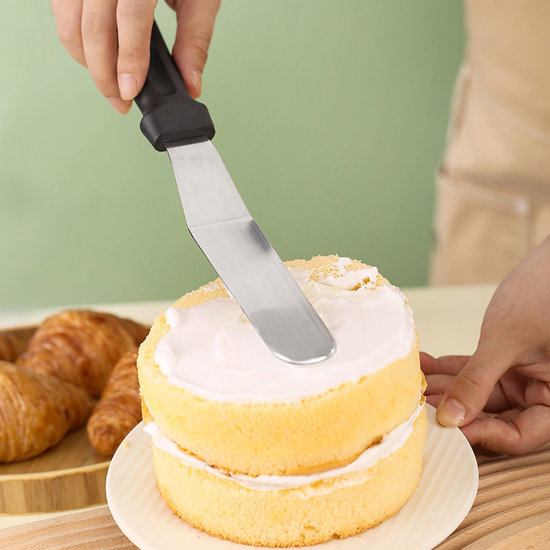 1PC Stainless Steel Cake Scrap - Offset Spatula Set reseña y precio