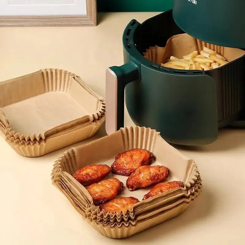 50Pcs Air Fryer Disposable Pap - Kitchen Paper For Baking reseña y precio