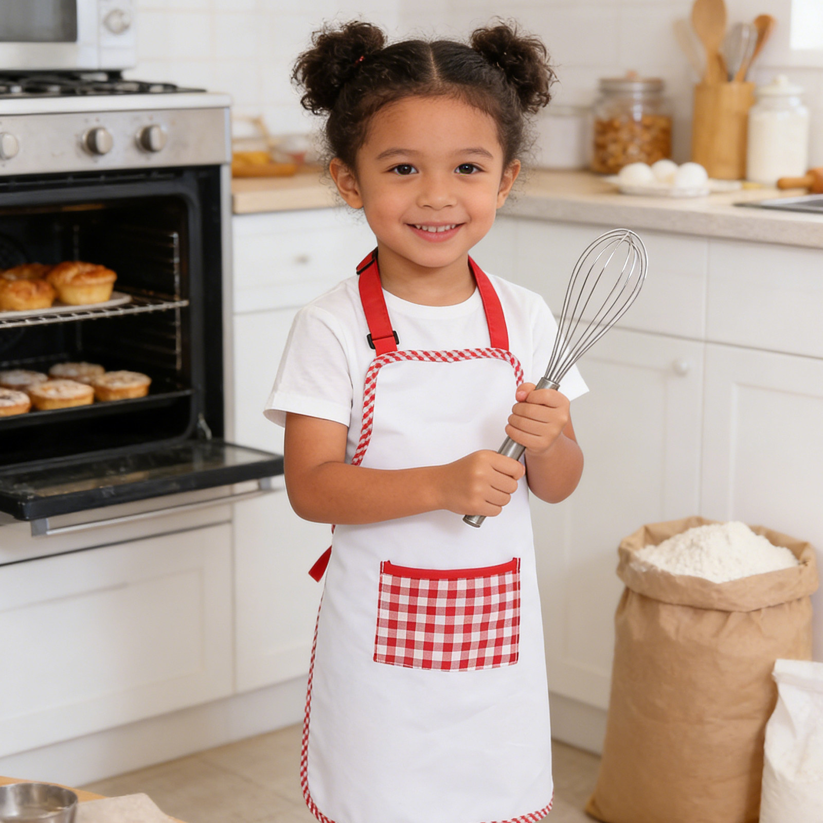 1Set Children Cooking Apron Se - Baking Kitchen For Kids reseña y precio