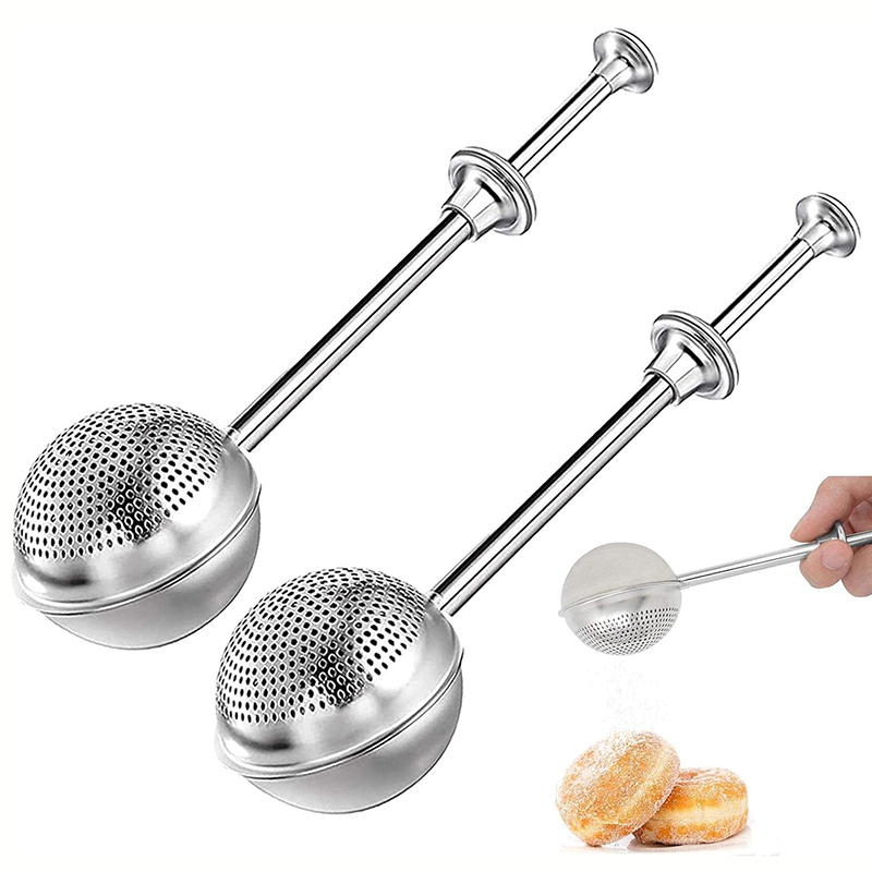 Stainless Steel Flour Powder F - Kitchen Baker reseña y precio