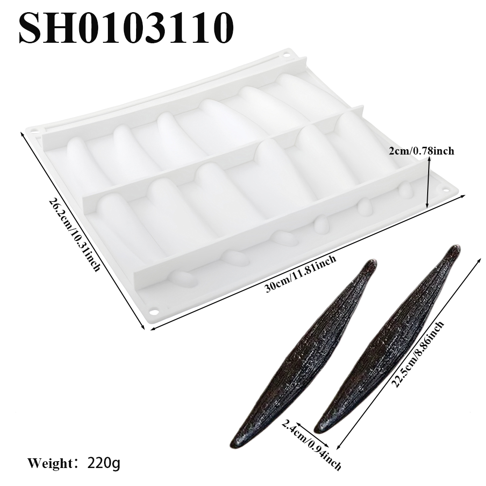 1 or 6 or 10-Cell Vanilla Pod  - Baking Kitchen Design reseña y precio