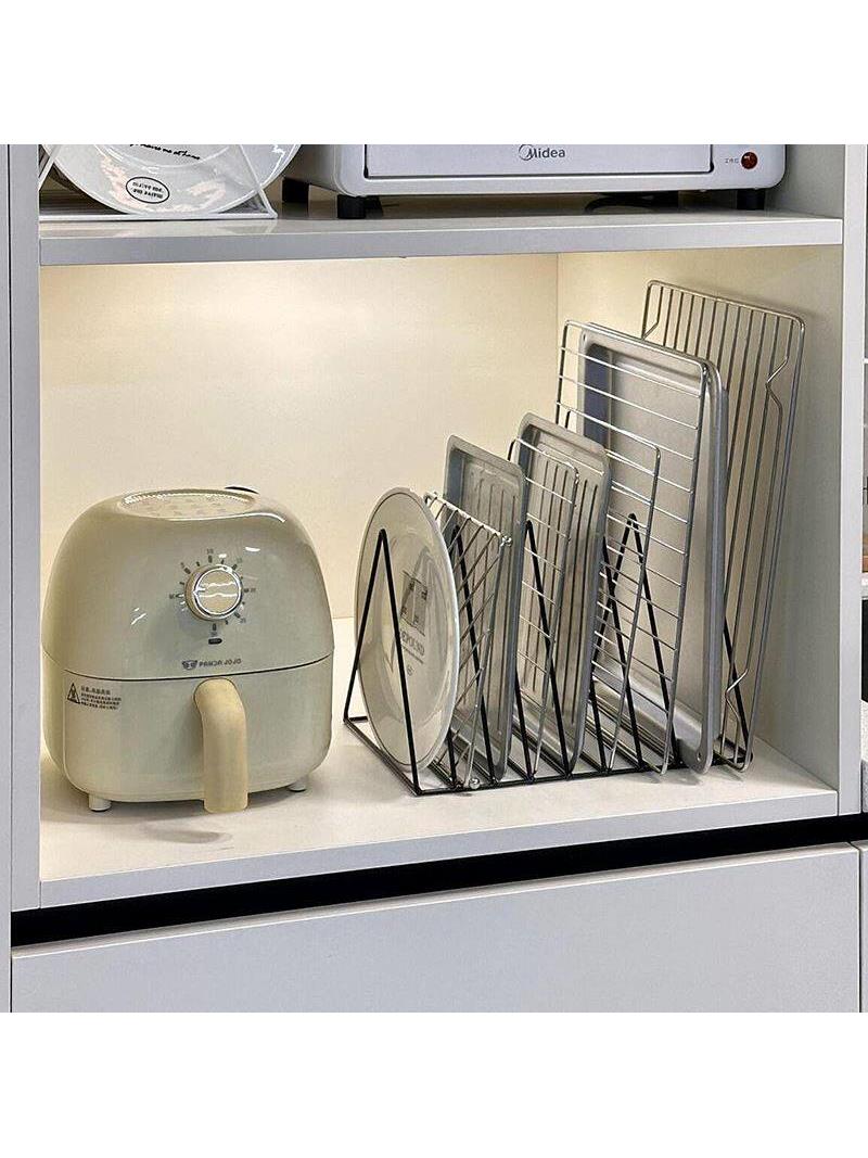 Kitchen Storage Rack Iron Art  - Kitchen Cabinet Baking Organizer reseña y precio
