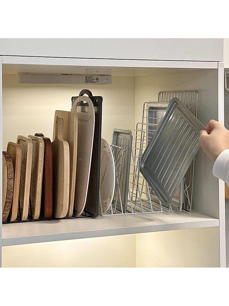 Kitchen Storage Rack Iron Art  - Kitchen Cabinet Baking Organizer reseña y precio