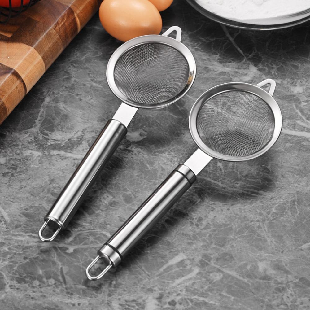 Stainless Steel Fine Mesh Stra - Baking (Kitchen Ingredient) reseña y precio