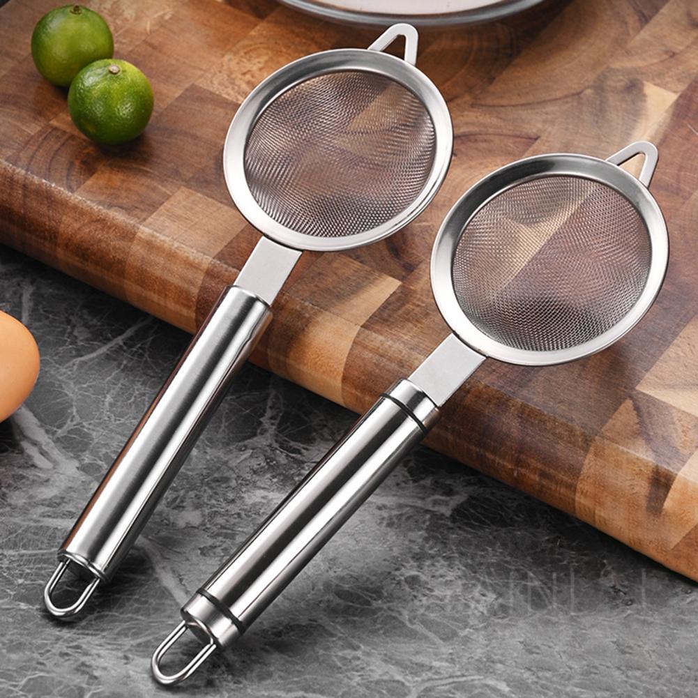 Stainless Steel Fine Mesh Stra - Baking (Kitchen Ingredient) reseña y precio
