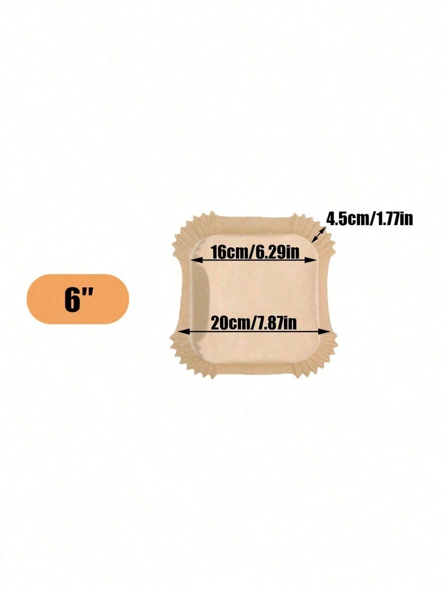 100PCS Disposable Air Fryer Li - Kitchen Paper For Baking reseña y precio