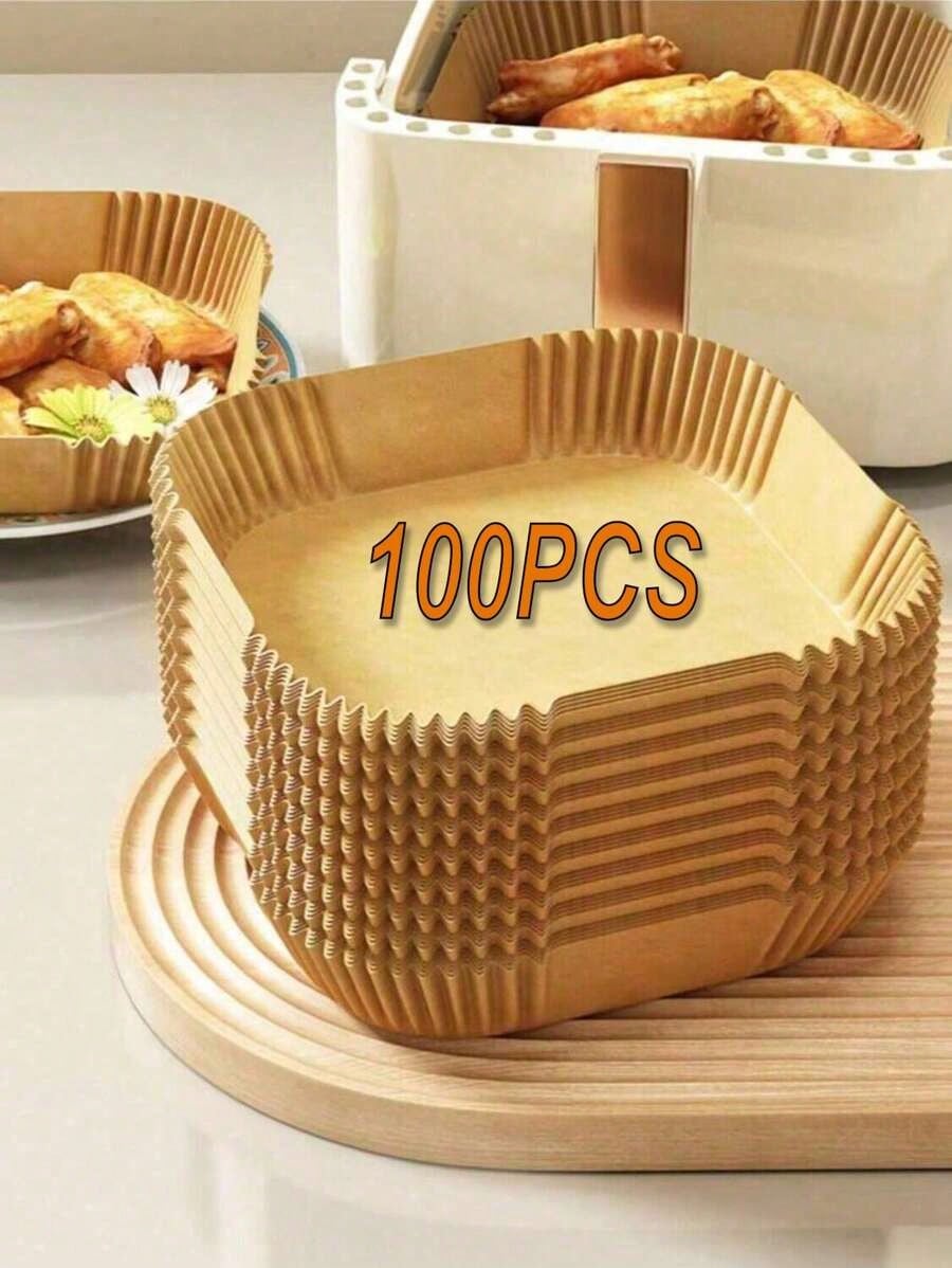 100PCS Disposable Air Fryer Li - Kitchen Paper For Baking reseña y precio