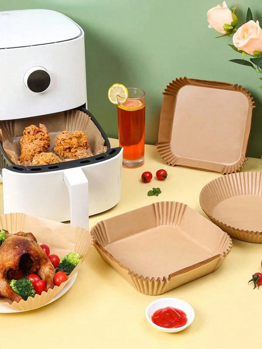 100PCS Disposable Air Fryer Li - Kitchen Paper For Baking reseña y precio