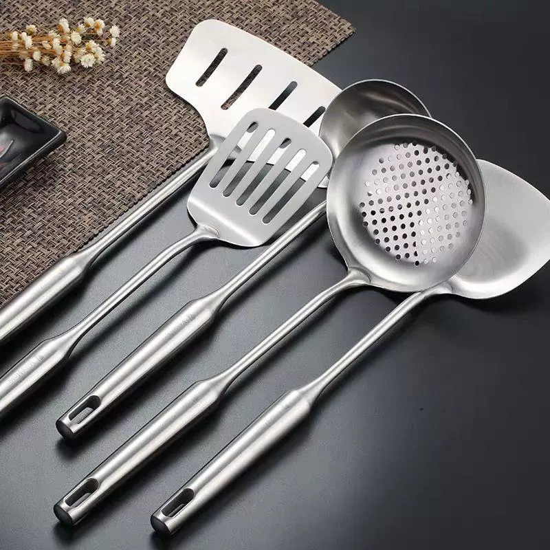 304 Stainless Steel Wok Spatul - Offset Spatula Set reseña y precio