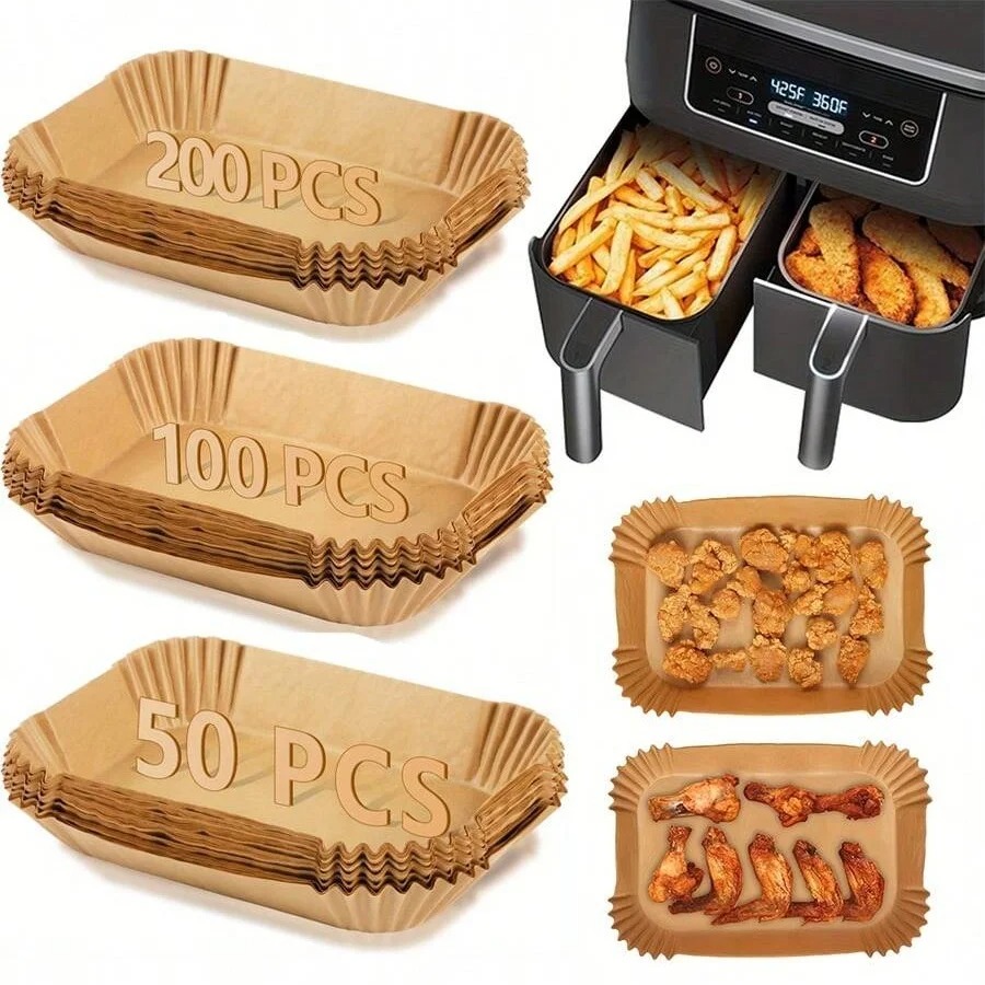 Air Fryer Paper Liners Disposa - Kitchen Paper For Baking reseña y precio