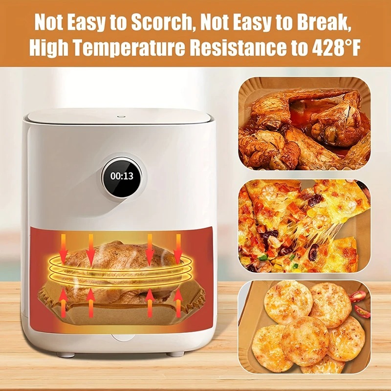 Air Fryer Paper Liners Disposa - Kitchen Paper For Baking reseña y precio