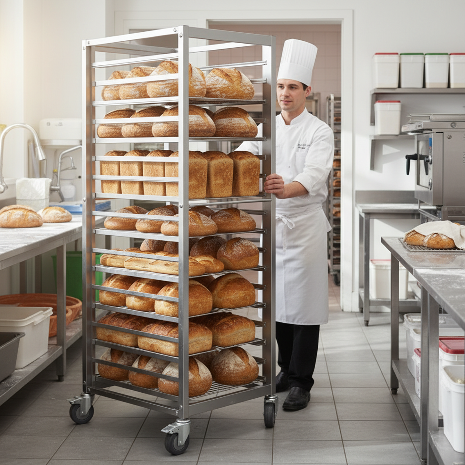 18 Tier Aluminum Commercial Ki - Kitchen Baker reseña y precio