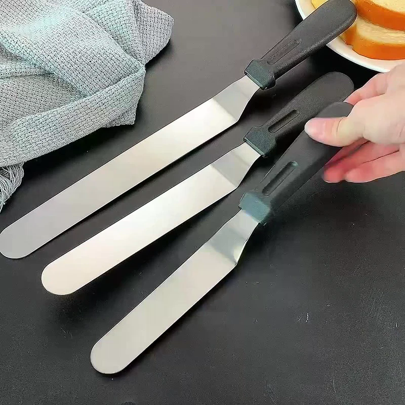 Stainless Steel Cream Spatula  - Offset Spatula Set reseña y precio