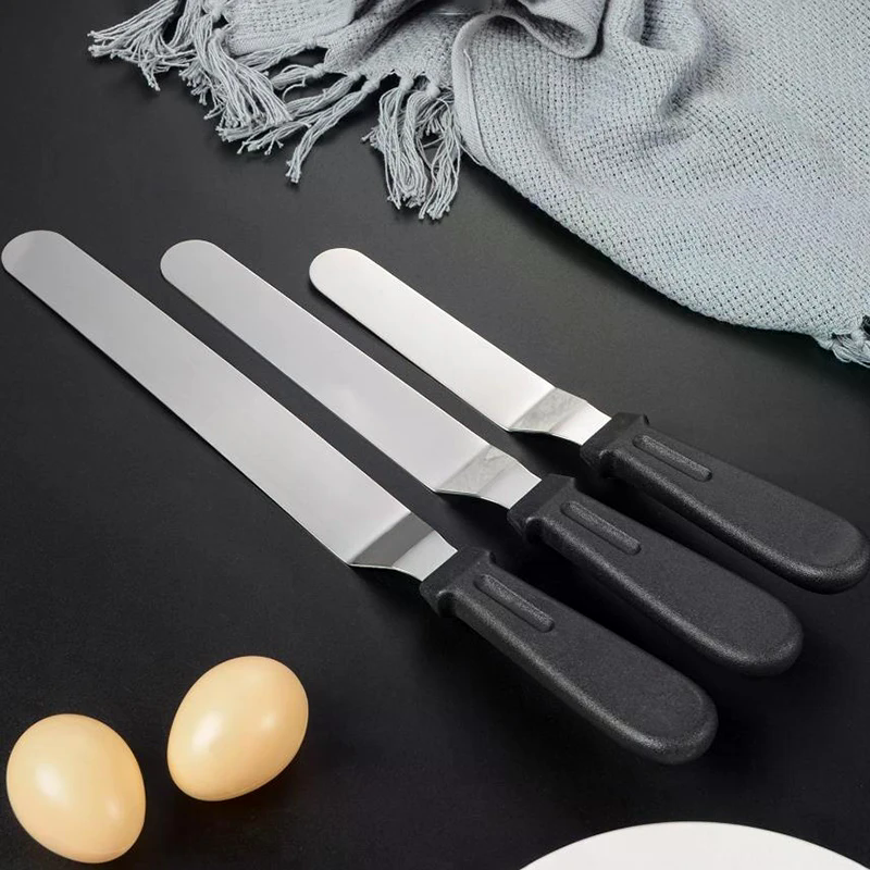 Stainless Steel Cream Spatula  - Offset Spatula Set reseña y precio