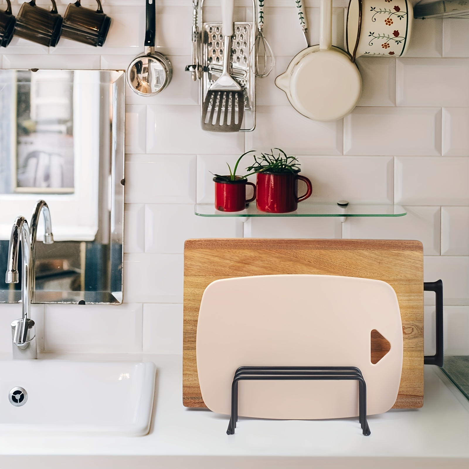 Vegetable Cutting Board Storag - Kitchen Cabinet Baking Organizer reseña y precio