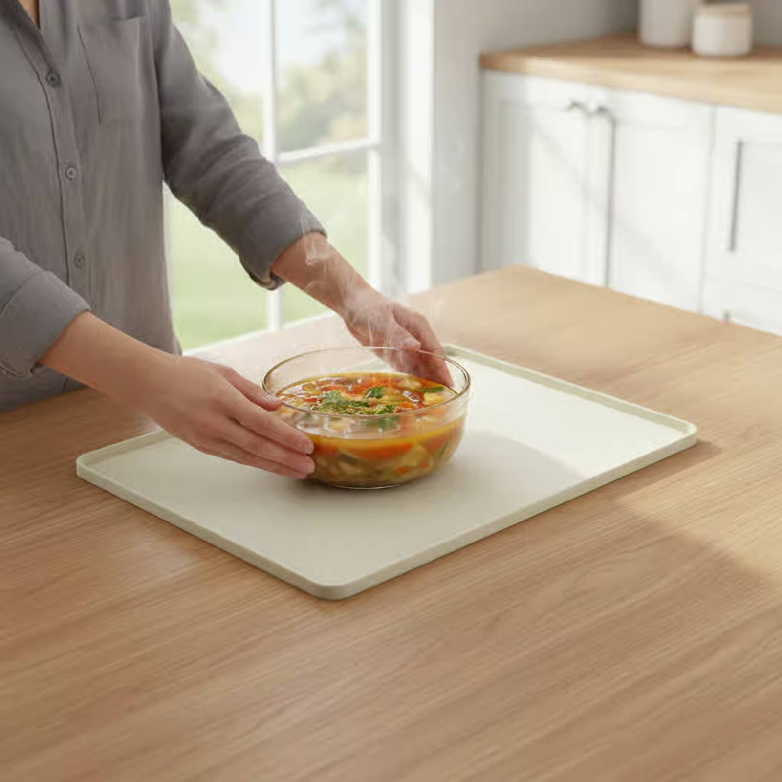 Silicone Microwave Top Mat Fle - Kitchen Accessories For Baking reseña y precio