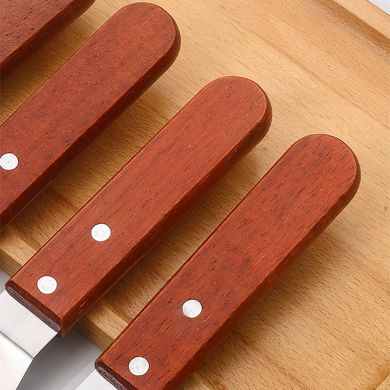 4/6/8/10/12Inch Stainless Stee - Offset Spatula Set reseña y precio